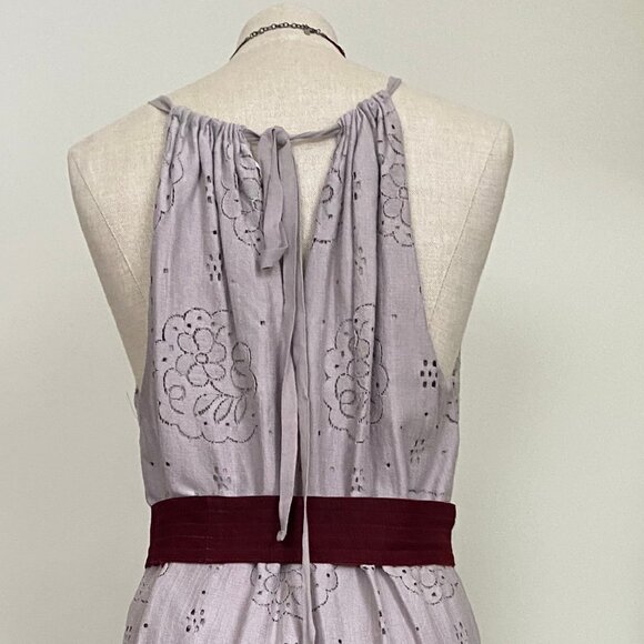 MaxStudio Sleeveless Purple Summer Dress - Picture 5 of 11